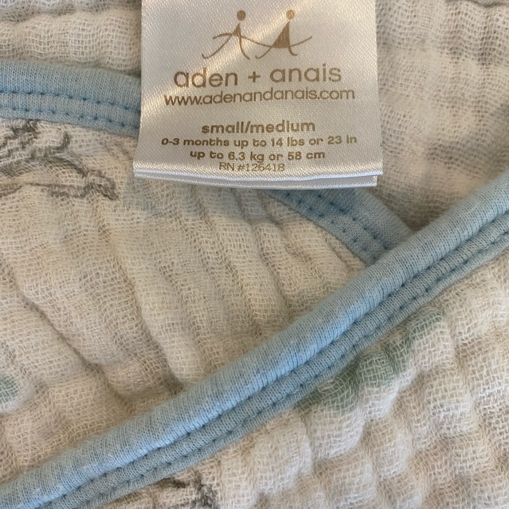 Aden + Anais stork baby swaddle